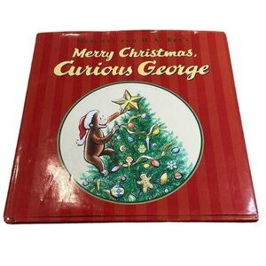 Margret & H.A. Reys Merry Christmas Curious George Hardcover Book